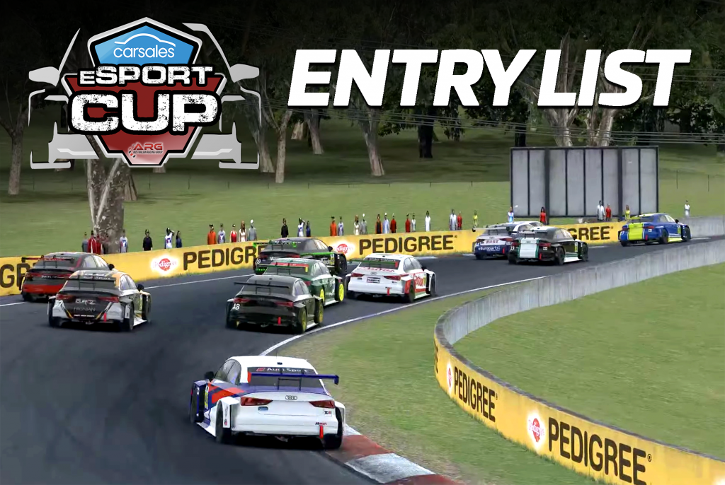 ENTRY LIST: 52 cars set for carsales ARG eSport Cup - TCR Australia